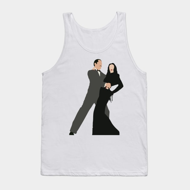 Gomez and Morticia Tank Top by FutureSpaceDesigns